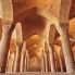 Moschea persiana Vakil con colonne scolpite in enorme sala storica, costruita nel 1773 a Shiraz, Iran