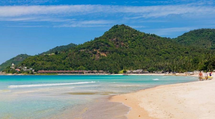 La spiaggia di Chaweng a Koh Samui