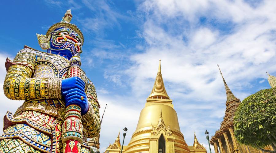 Il tempio Wat Phra Kaeo di Bangkok