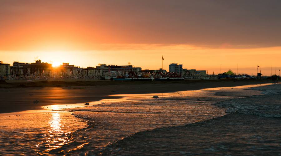 tramonto su Bibione