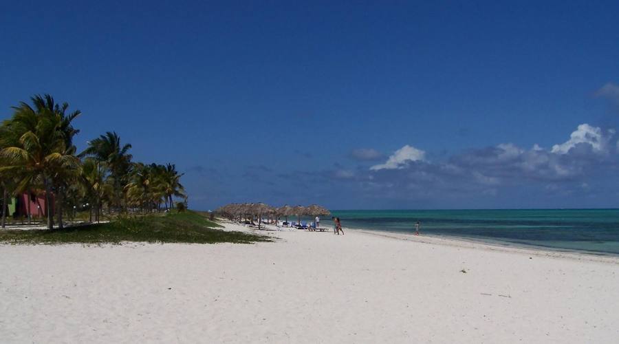 Vista della spiaggia di Santa Lucia