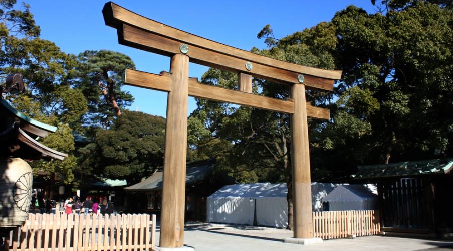Il santuario Meiji a Tokyo