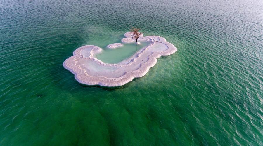 Isole di Sale sul Mar Morto