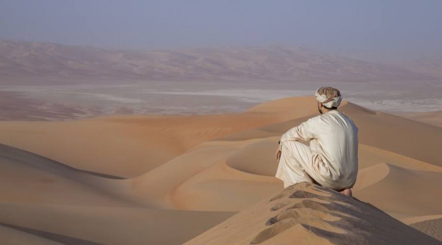 Omanita sulla duna