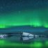Aurora Boreale sulla Laguna glaciale Jokulsarlon