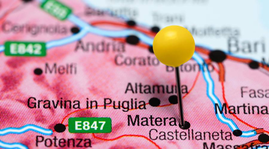 Matera verso la Puglia