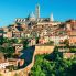 Siena, panoramica sulla città medioevale