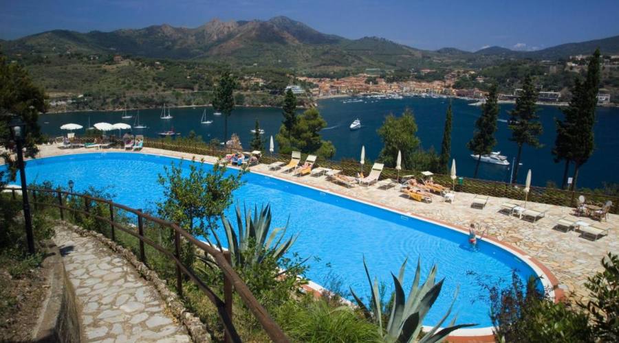 la piscina