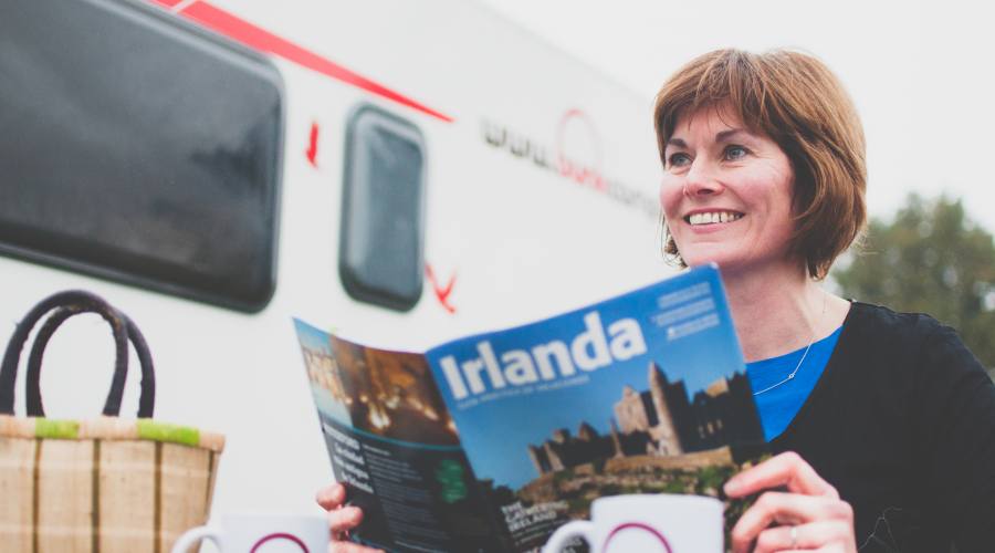 Camper Grande per viaggio in Irlanda