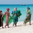 Colorfull dress of women in the beach