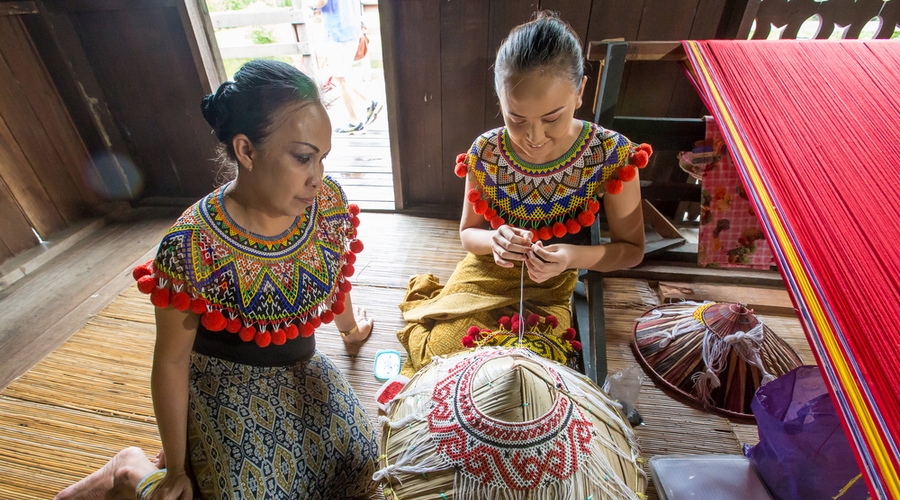 Un villaggio nel Sarawak