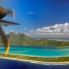 Bora Bora vista dall'aereo