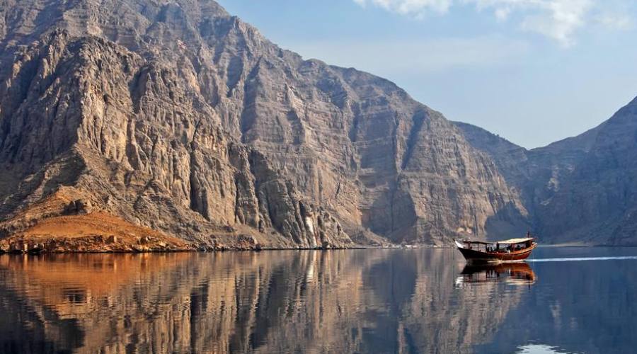 Dhow tra i fiordi del Musandam