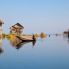 Villaggio galleggiante sul lago Inle
