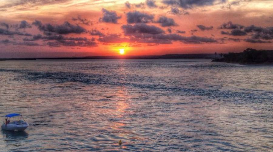 Pipa al tramonto