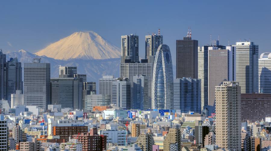 Tokyo: vista sul Fuji