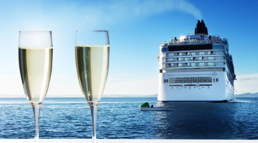 Champagne on board