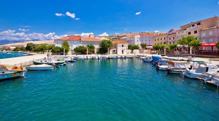 Isola di Pag - panoramica del capoluogo