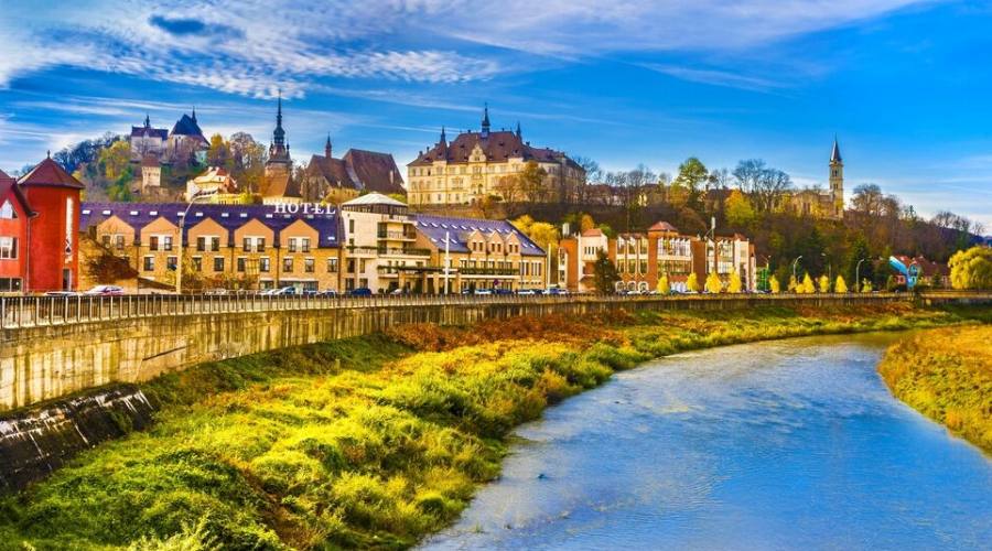 Sighisoara dal fiume