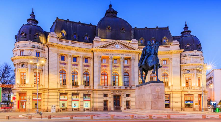 Bucarest, la Biblioteca centrale