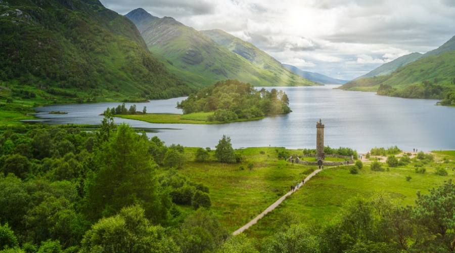 Monumento a Glenfinnan, a capo del Loch Shiel