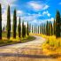 Siena, paesaggio rurale toscano