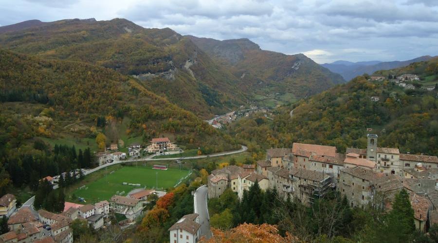 Panorama da Ascoli Piceno a Norcia