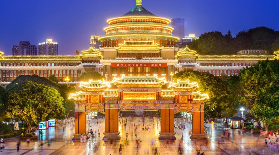 Chongqing: Sala del Popolo