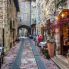 Romantica strada della città antica di Assisi, 