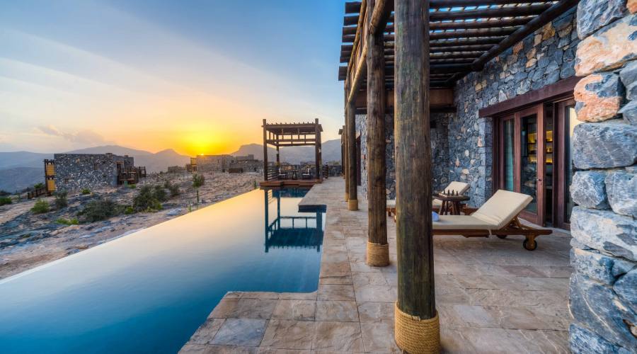 Piscina e vista Jabal Akhdar