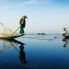 Pescatori sul lago Inle