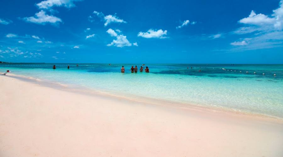 Le meravigliose spiagge bianche delle Bahamas...