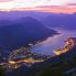 Kotor Bay on sunset