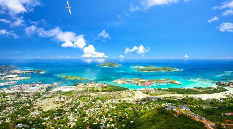 Seychelles vista aerea Eden Island