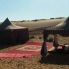 Campo mobile nel deserto omanita