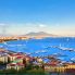 Naples and the Mt. Vesuvius