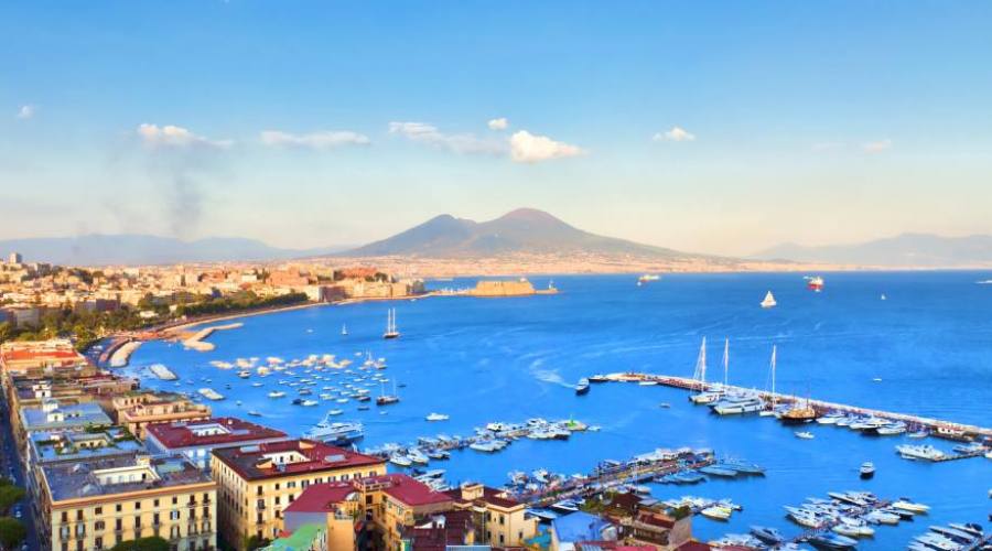 Naples and the Mt. Etna