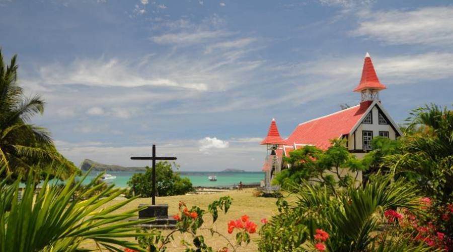 La chiesa di Cap Malheureu a Mauritius