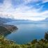 Vista del lago Atitlán da San Jorge