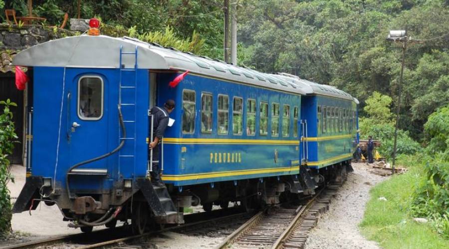 Il treno per arrivare a Machu Picchu