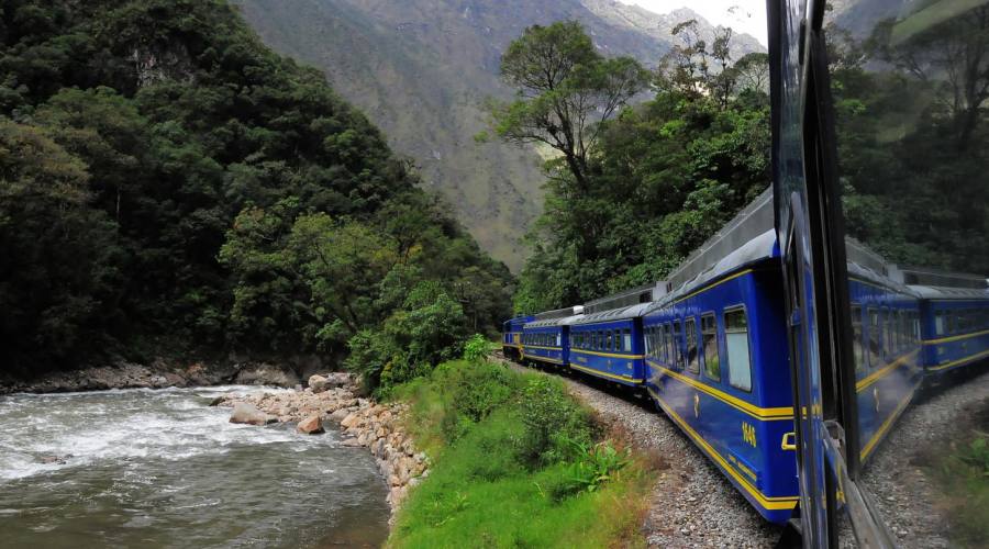 In treno verso il Machu Picchu! 