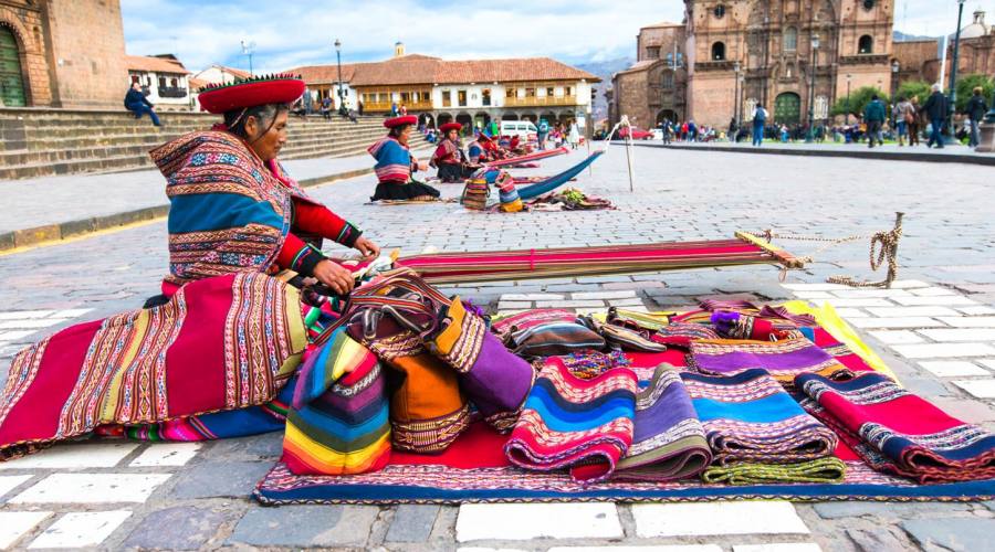 Mercato libero a Cusco