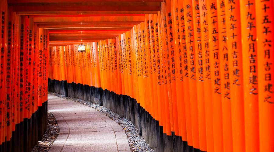 Il Santuario di Fushimi Inari a Kyoto