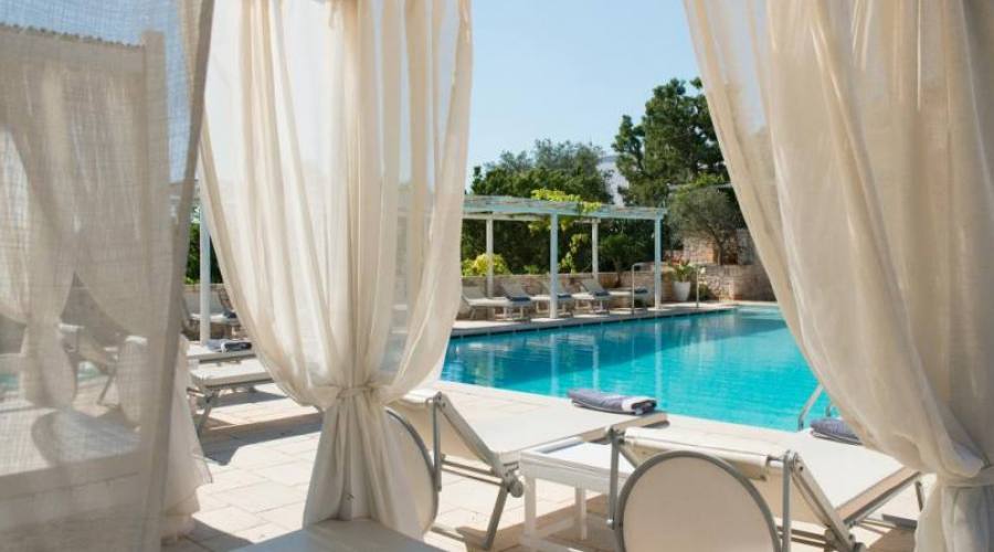 Piscina in Masseria e zona Solarium