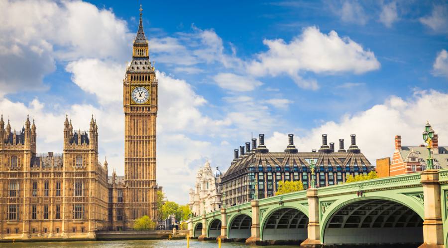 Londra, il Big Ben e la casa del Parlamento
