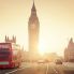 Londra, il ponte di Westminster al tramonto