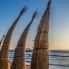 La spiaggia di Huanchaco, sulla costa del Pacifico