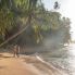 Una spiaggia lungo il Pacifico