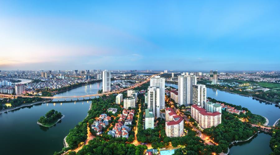 vista di Hanoi