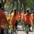 ragazze vietnamite in bici ad Hanoi